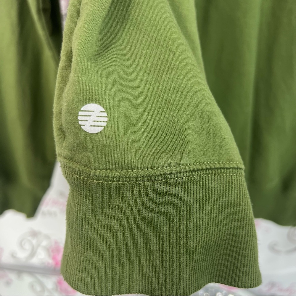 Zella by Z sweater pull over soft stretchy olive military Green Sweater - Picture 7 of 8
